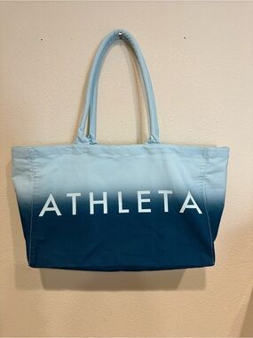 Athleta Light to Deep Blue Ombre Tote